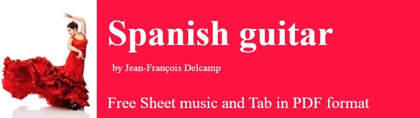 Spanish guitar - Free Sheet music and Tab in pdf