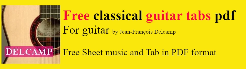 Free classical guitar tabs pdf