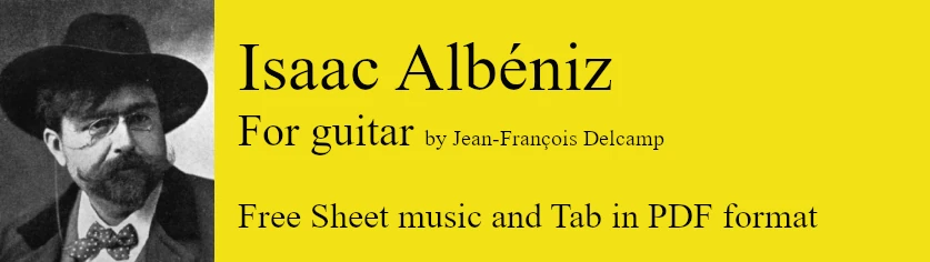 Albeniz guitar sheet music pdf free download
